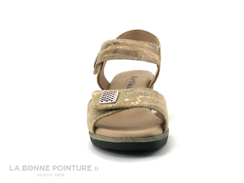 Achat chaussures Artika Femme Sandale et Nu-pieds, vente Artika NATY Exotic beige - Nu-pieds confort Femme