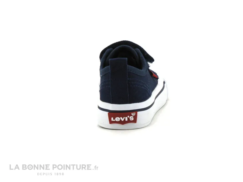 Achat chaussures Levi's Bébé Chausson Toile, vente Levis MAUI MINI navy - Basket bebe toile bleu marine