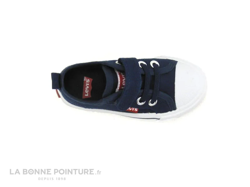 Achat chaussures Levi's Bébé Chausson Toile, vente Levis MAUI MINI navy - Basket bebe toile bleu marine