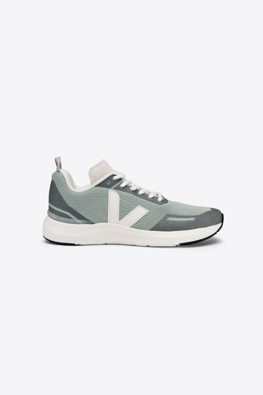 Baskets de sport en recyclé | vert et blanc "impala jacquard matcha cream" femme