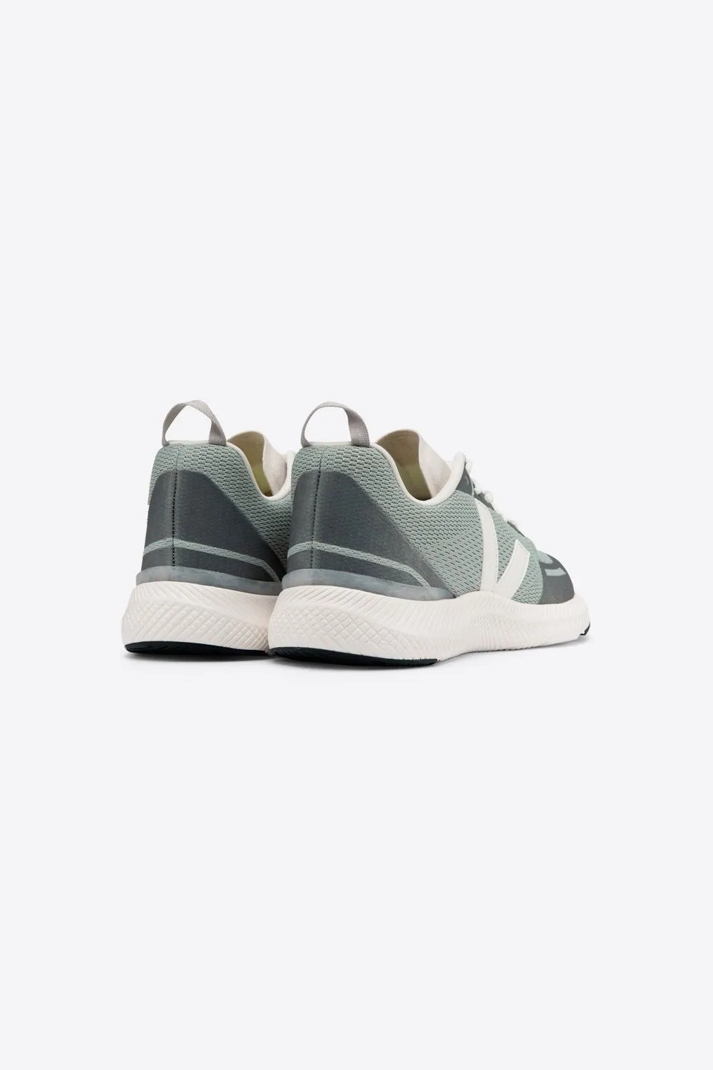 Baskets de sport en recyclé | vert et blanc "impala jacquard matcha cream" femme