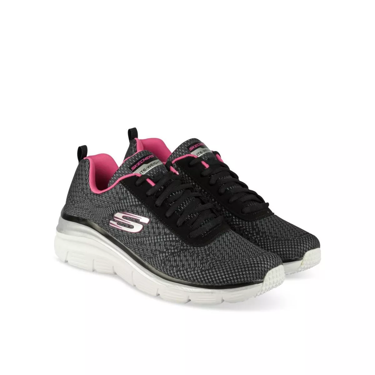 Baskets NOIR SKECHERS Fashion Fit