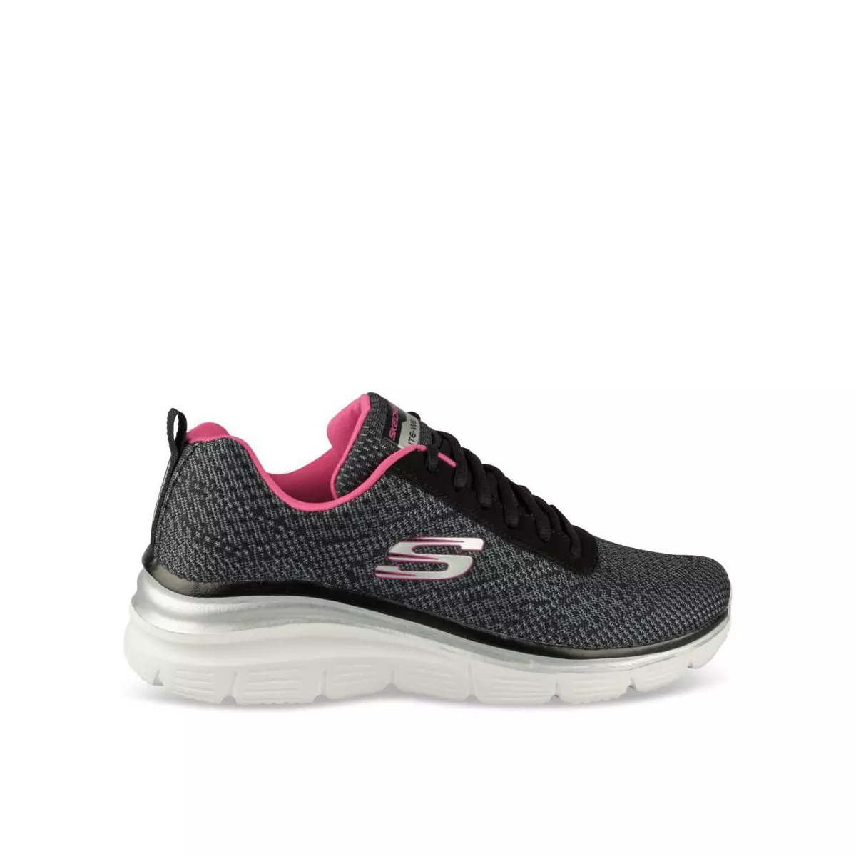 Baskets NOIR SKECHERS Fashion Fit