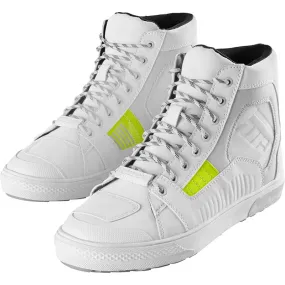 Baskets SACRAMENTO D3O® FURYGAN blanc/gris/jaune fluo - MAXXESS.FR, Baskets moto