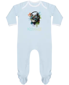 Body Pyjama Bébé Katxikat colors 1 par KATXIKAT