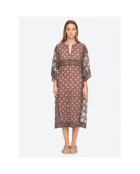 CAFTAN DANAE PRINT RED - Sea New York | Chez Maman Rouen