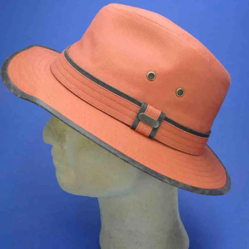 Chapeau Auckland couleur brique | Chapeau d'été mixte