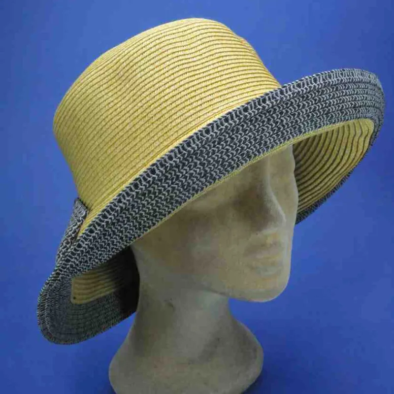 Chapeau cloche rétro, coloris naturel, anti UV UPF 50+ | Chapeau femme