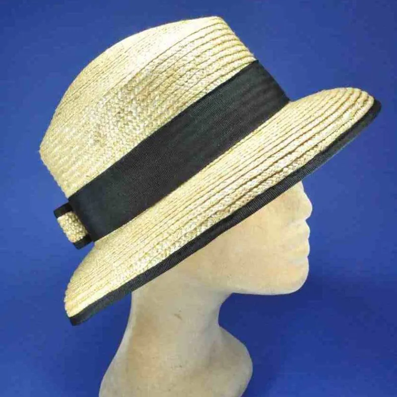 Chapeau de cérémonie - Achat chapeau paille femme - Chapeau paille cousu