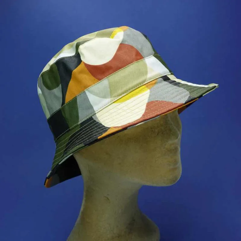 Chapeau de pluie imperméable multicolore | Chapeau anti-UV femme