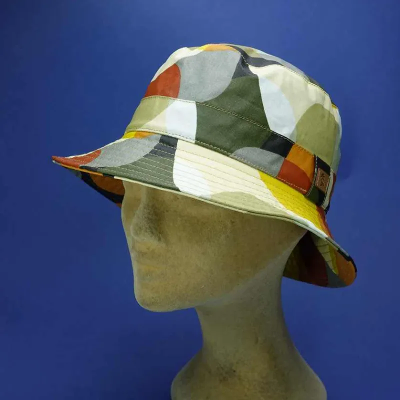 Chapeau de pluie imperméable multicolore | Chapeau anti-UV femme