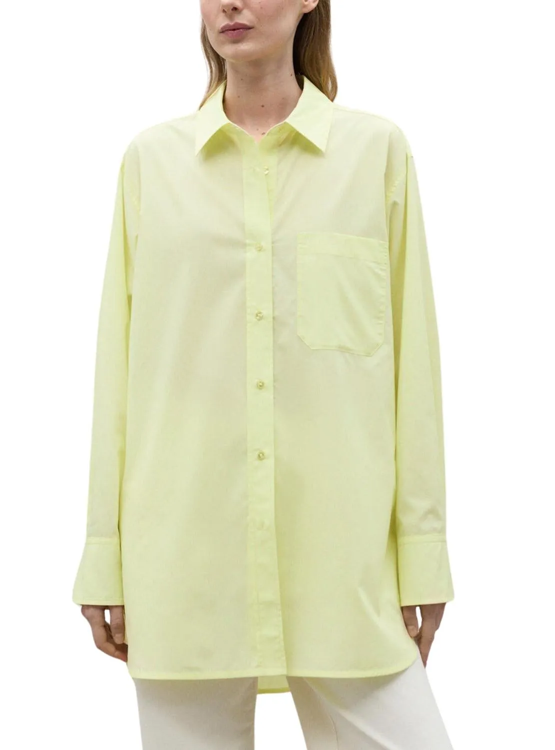 Chemise Ecoalf Andrea Jaune pour Femme