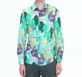 Chemise homme coton bio multicolore Kali Yog