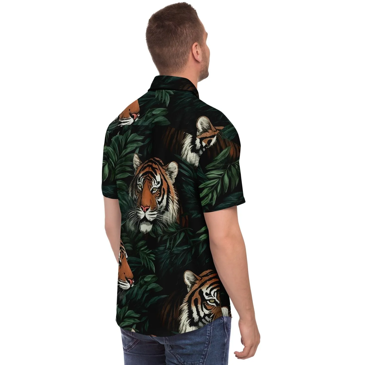 Chemise homme manches courtes - Tigre