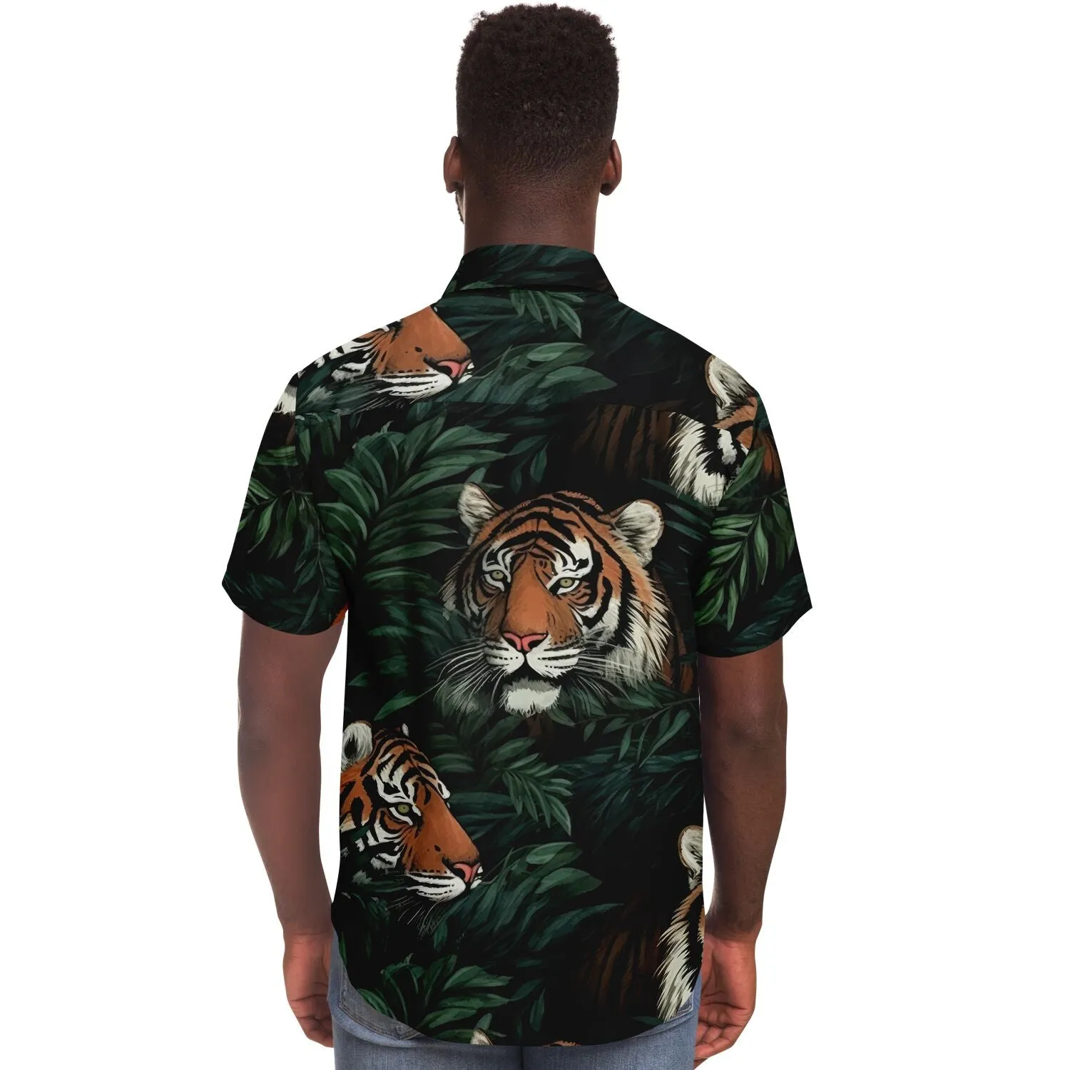 Chemise homme manches courtes - Tigre