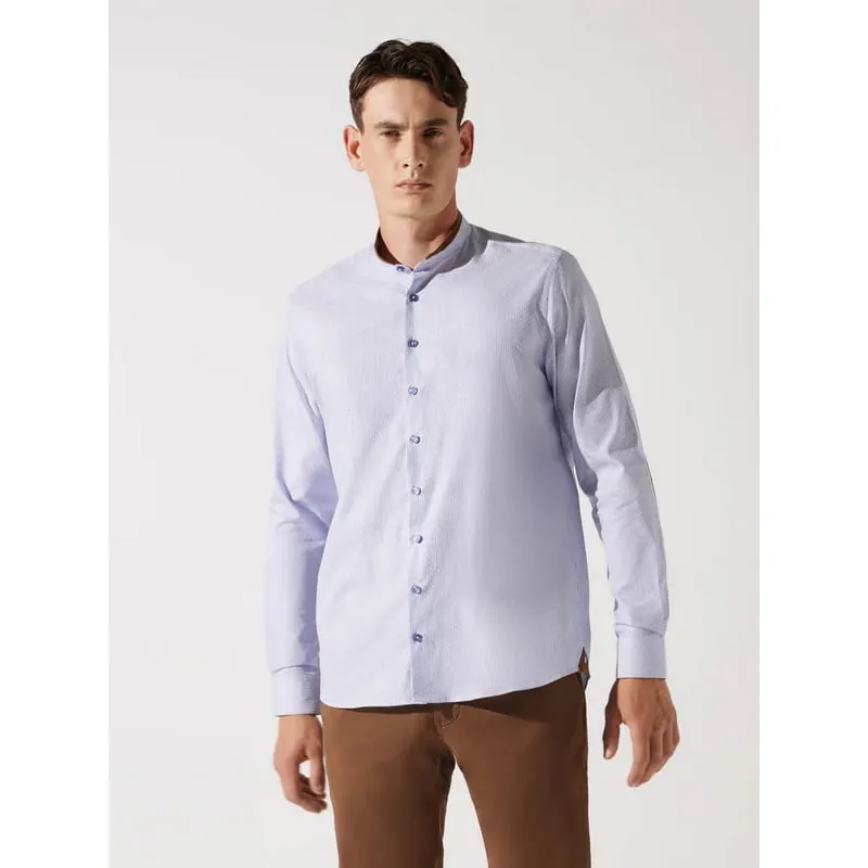 Chemise légère lune bleu marine homme - Benson & Cherry | wimod