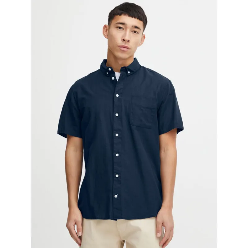 Chemise légère lune bleu marine homme - Benson & Cherry | wimod