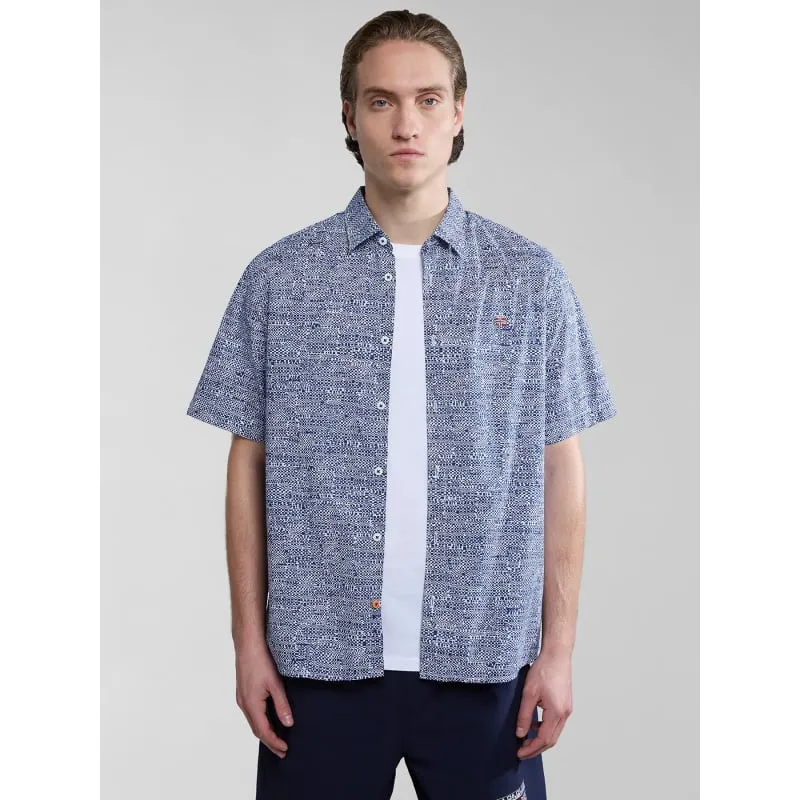 Chemise légère lune bleu marine homme - Benson & Cherry | wimod