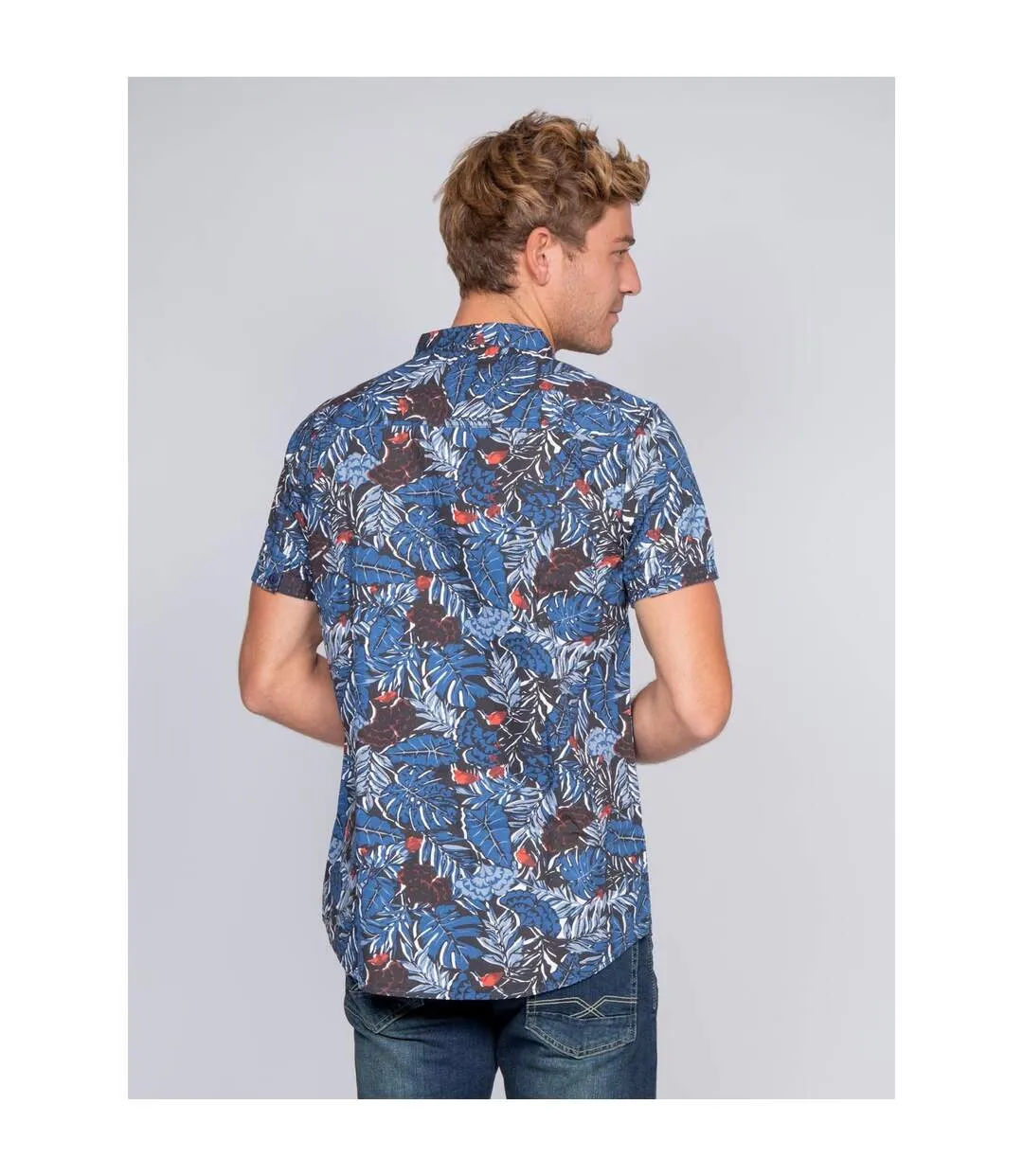 Chemise manches courtes pur coton DINO