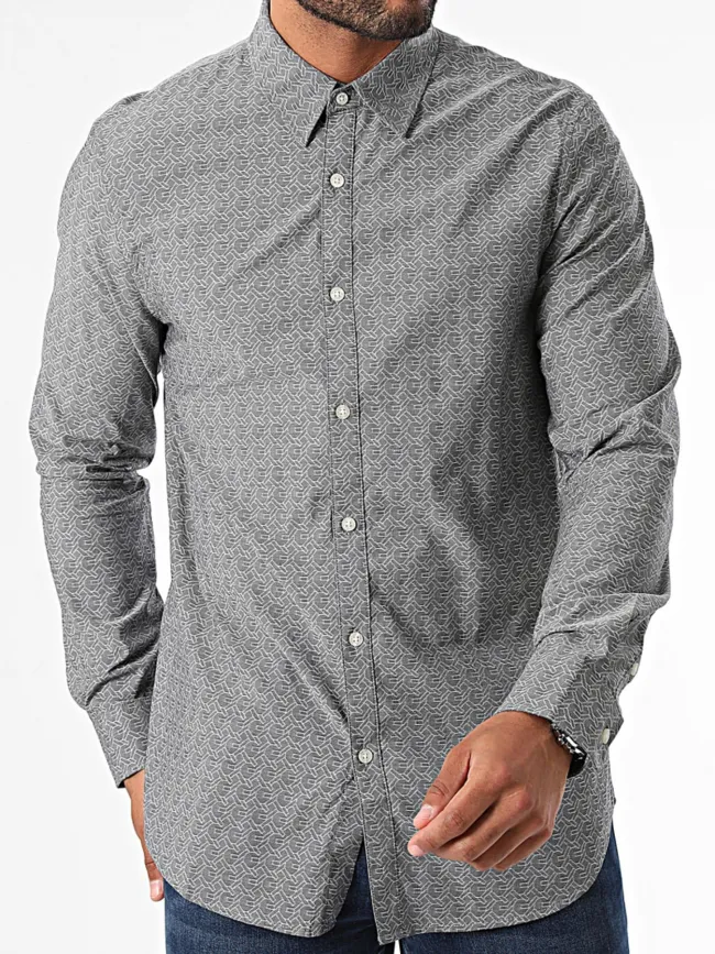 Chemise sunset aop gris homme - Guess | wimod