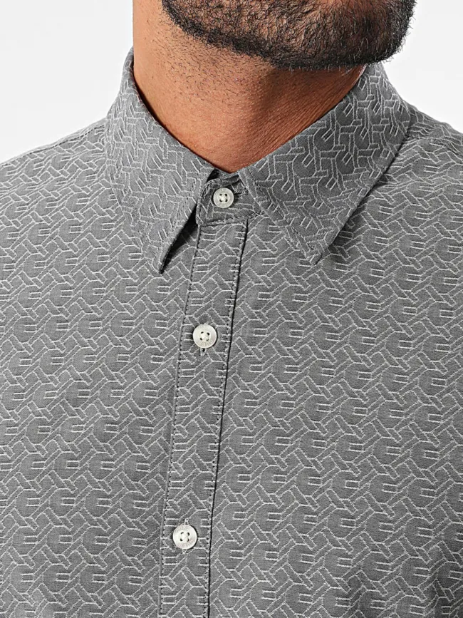 Chemise sunset aop gris homme - Guess | wimod