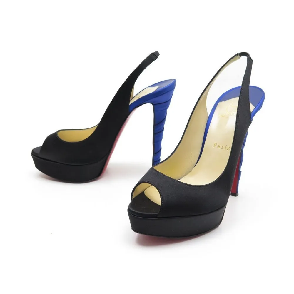 CHRISTIAN LOUBOUTIN ESCARPINS plisseta a talons