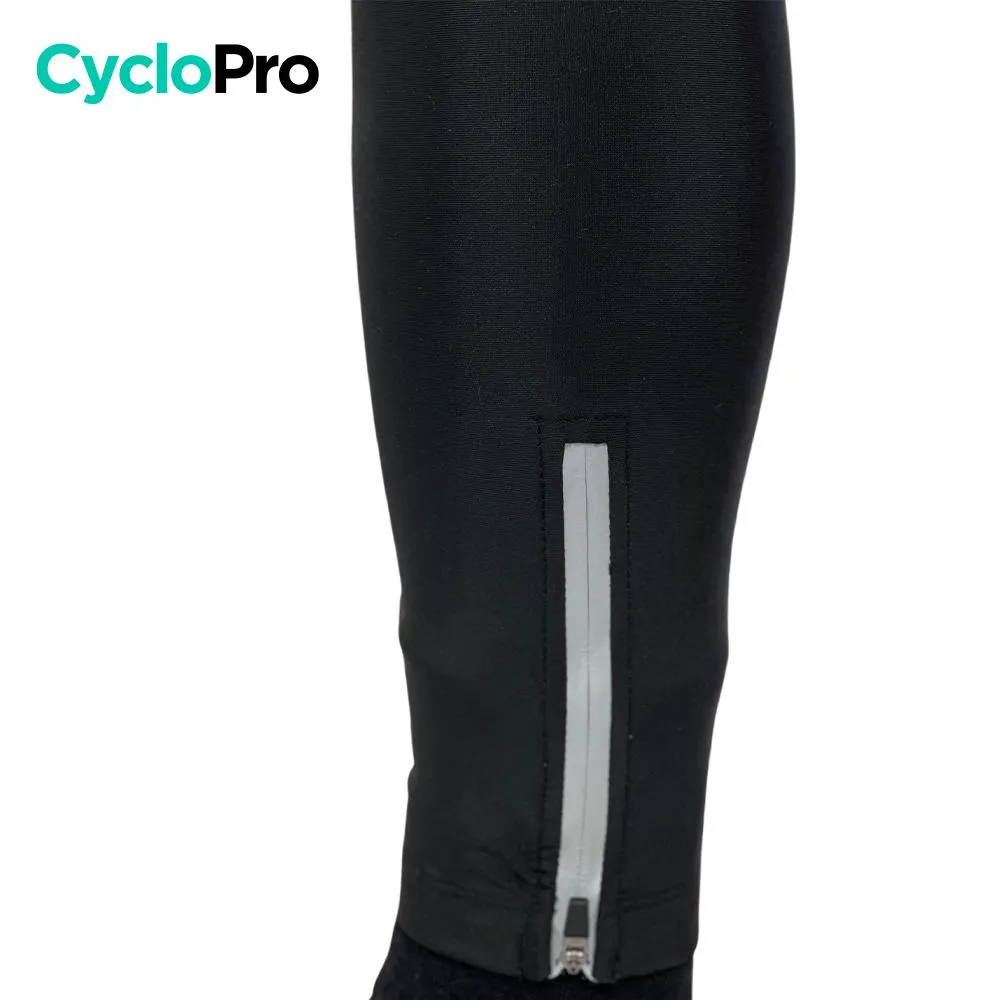 COLLANT CYCLISTE THERMIQUE VERT- HIVER - HOMME