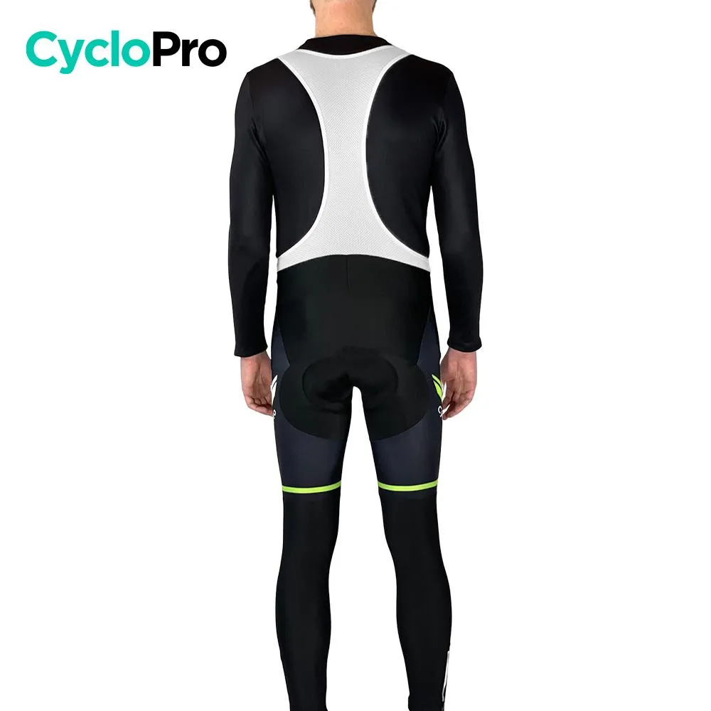 COLLANT CYCLISTE THERMIQUE VERT- HIVER - HOMME