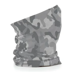 Echarpe tubulaire - tour de cou adulte - B900 - gris clair camo 