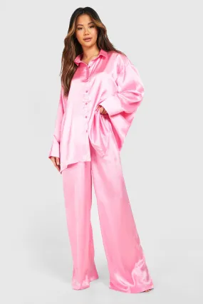 Ensemble de pyjama oversize rose