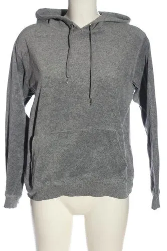 H&M Sweat à capuche gris clair moucheté style décontracté