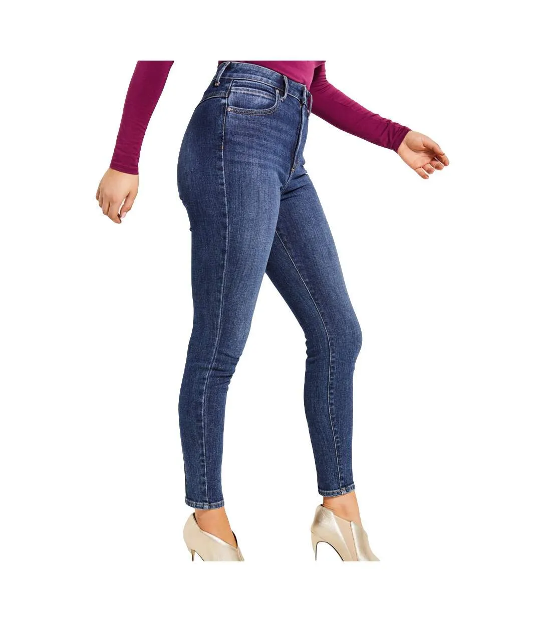 Jean Bleu Foncé Femme Guess Retro