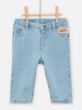 Jean denim clair pour bébé garçon