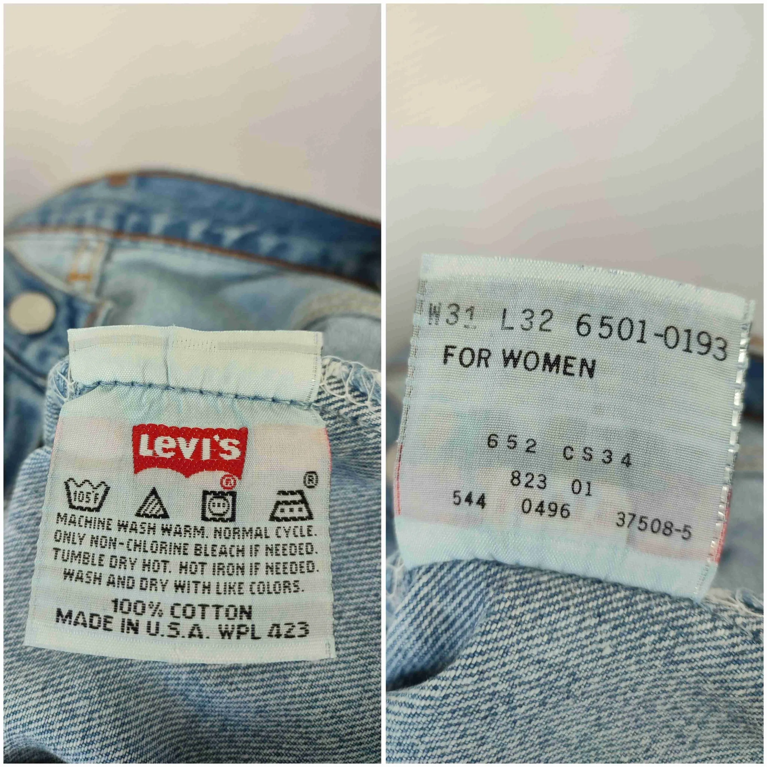 Jean Levi's 501 W31L32