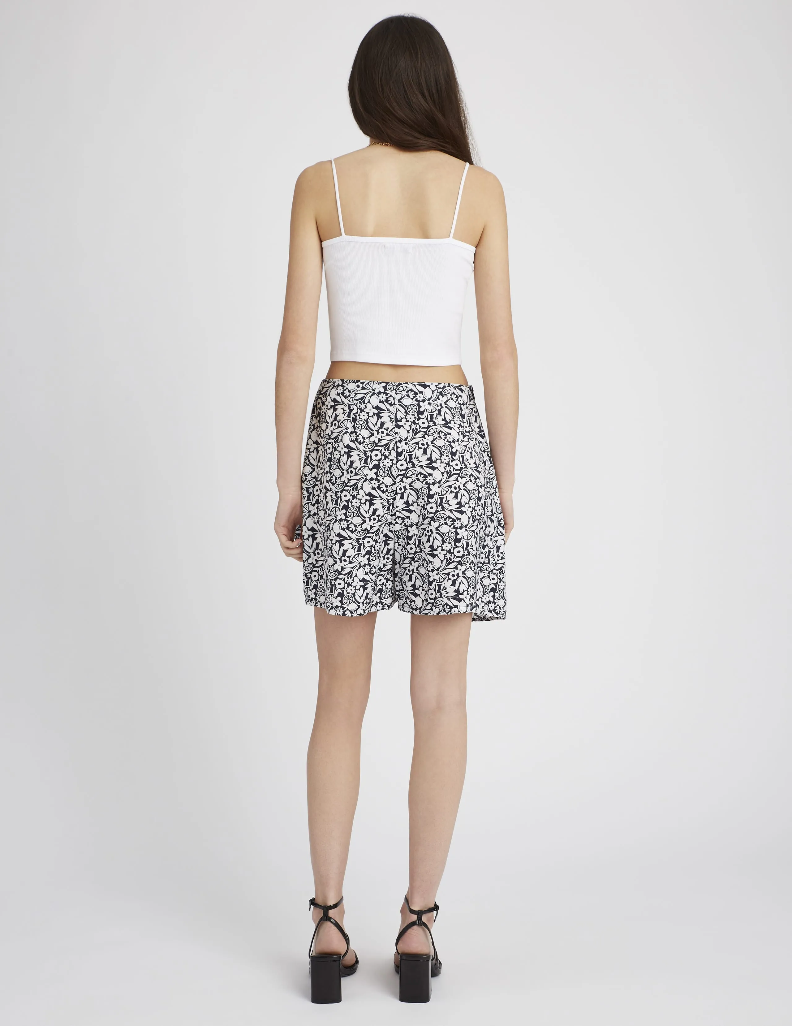 Jupe short imprimée