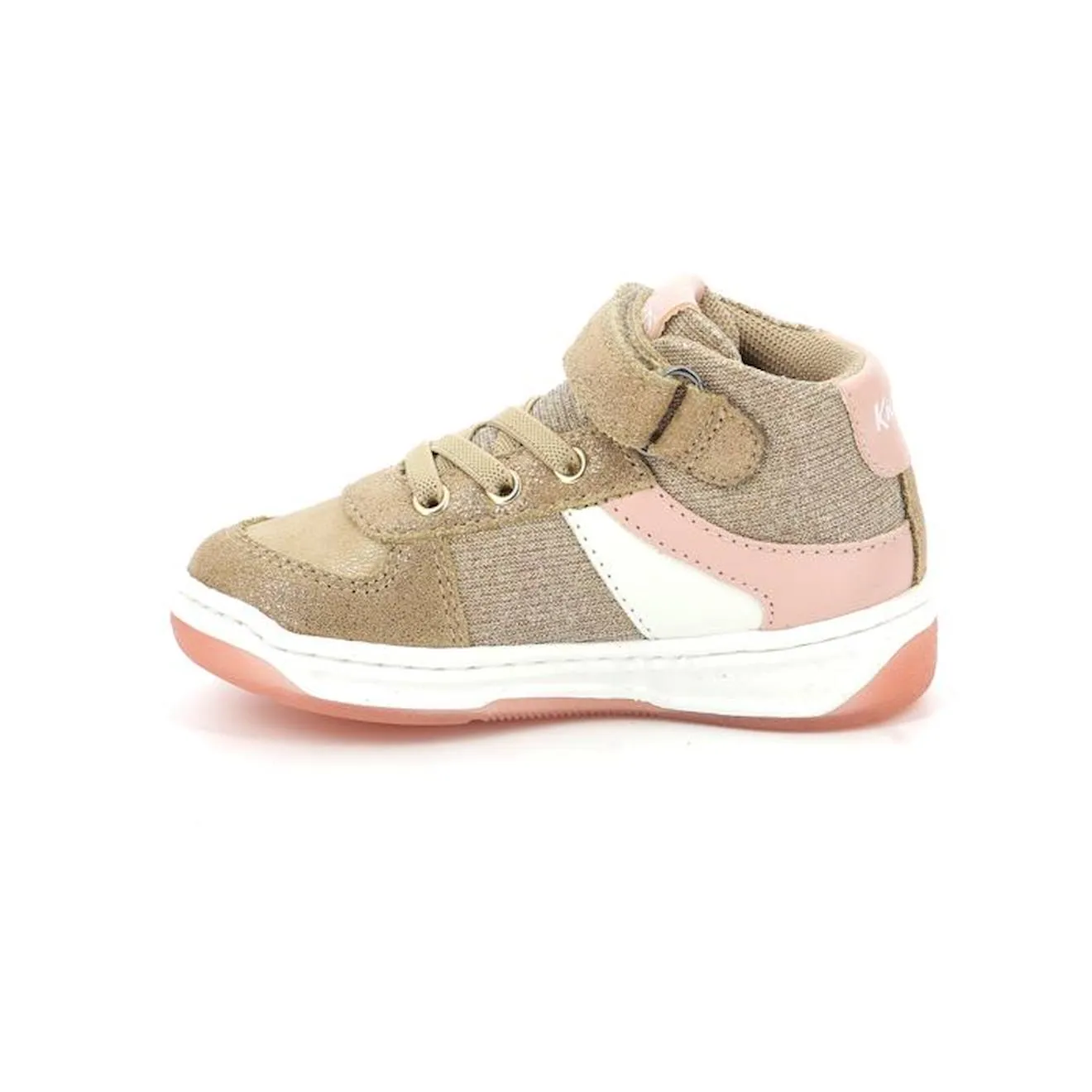 KICKERS Baskets hautes Kickalien beige - Kickers