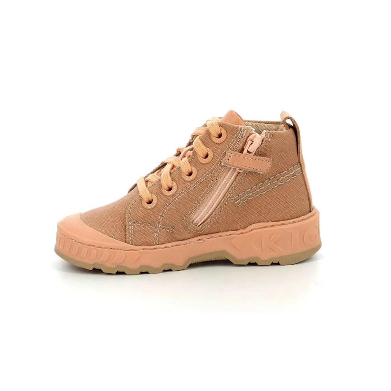 KICKERS Baskets hautes Kickrup beige - Kickers