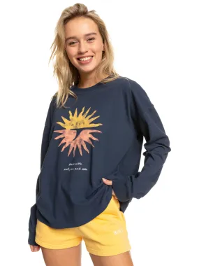 Love Sunset - T-shirt coupe boyfriend oversize pour Femme