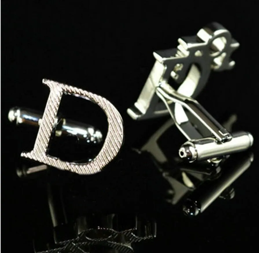 Luxe Designer Marque Bouton De Manchette Haute Qualité Bijoux De Mode Hommes Femmes Lettres Classiques Boutons De Manchette Chem