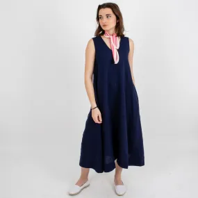 Mes Soeurs et Moi Robe oversize sans manches Amarante - ÉTÉ 2024