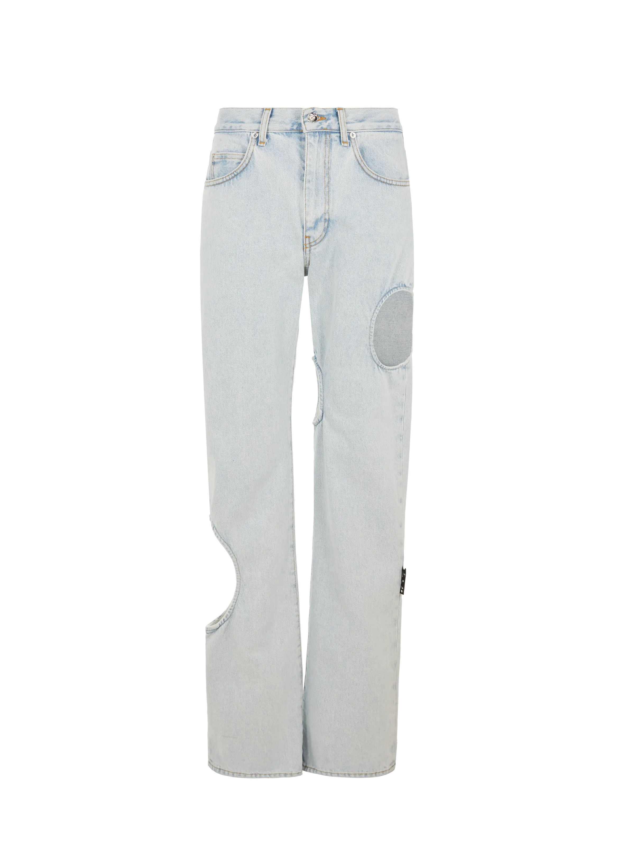 OFF-WHITE  Jean ajouré - Bleu