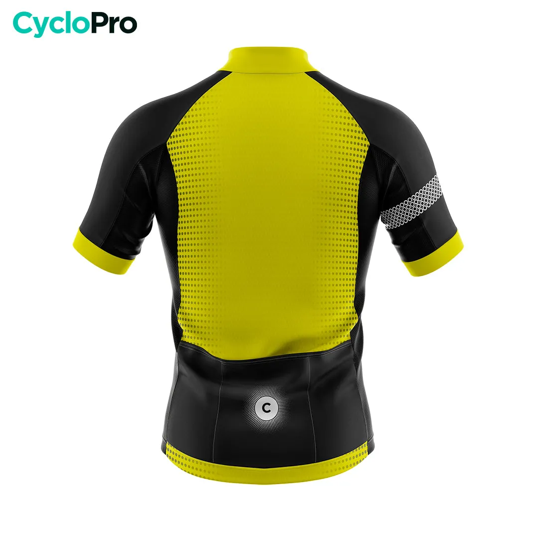 Pack Été Complet Jaune Eklïps - Tenue Cycliste + Mitaines + Chaussettes + Lunettes