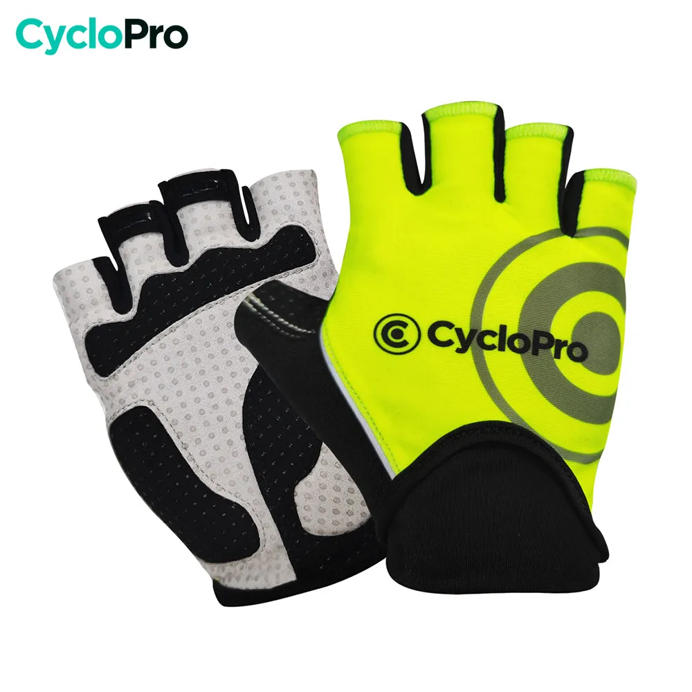 Pack Été Complet Jaune Eklïps - Tenue Cycliste + Mitaines + Chaussettes + Lunettes