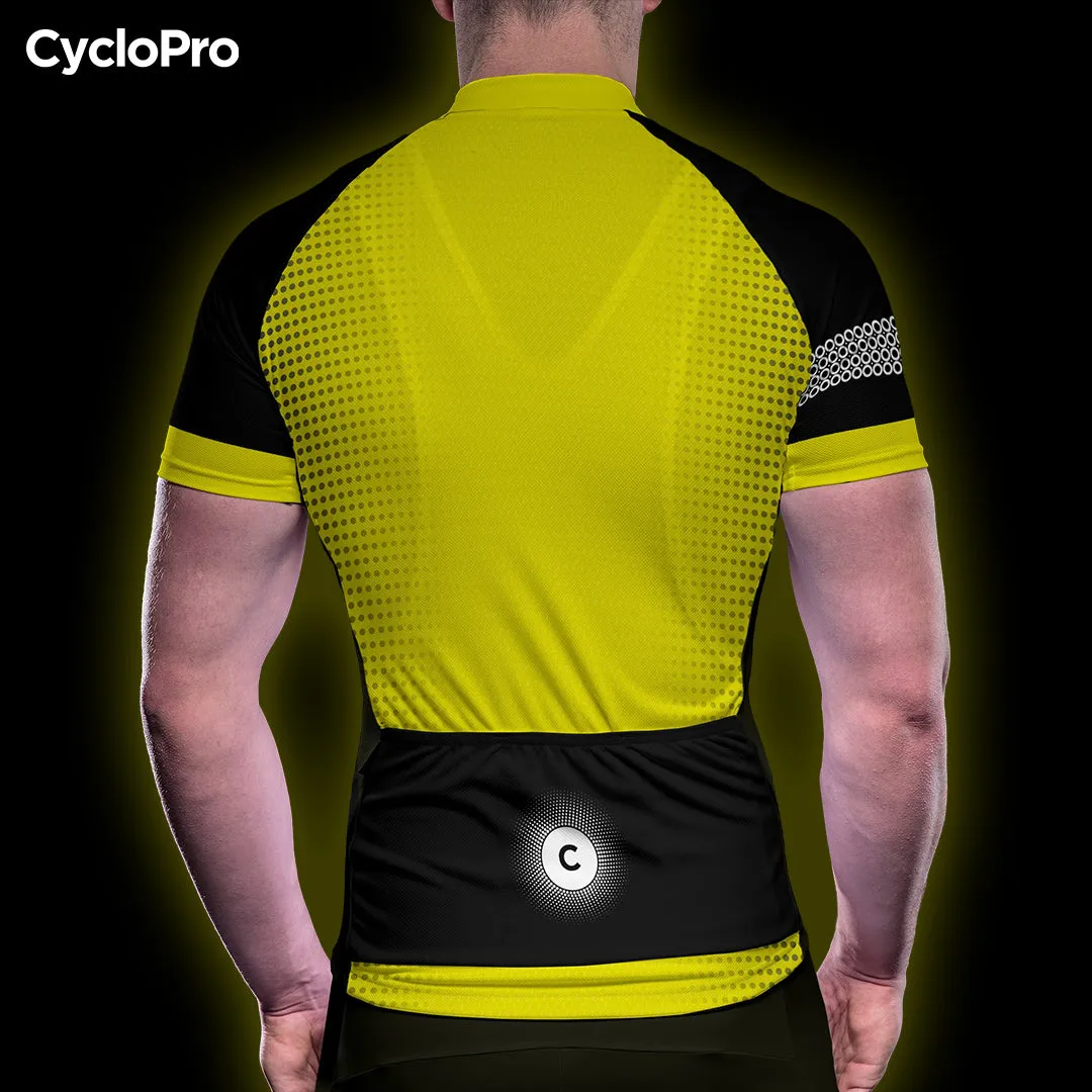 Pack Été Complet Jaune Eklïps - Tenue Cycliste + Mitaines + Chaussettes + Lunettes