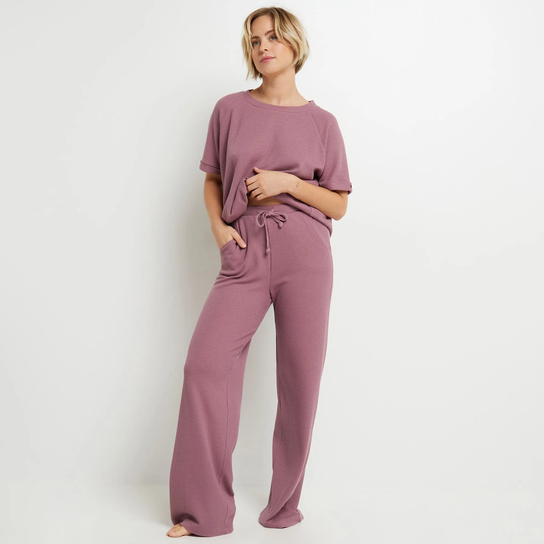 PANTALON PYJAMA VIOLET | RougeGorge