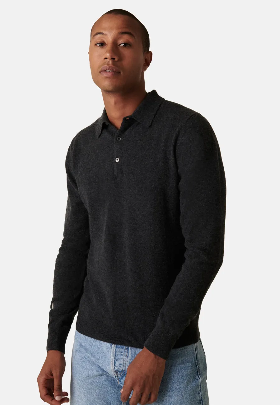 Pull col polo en cachemire - Emerson