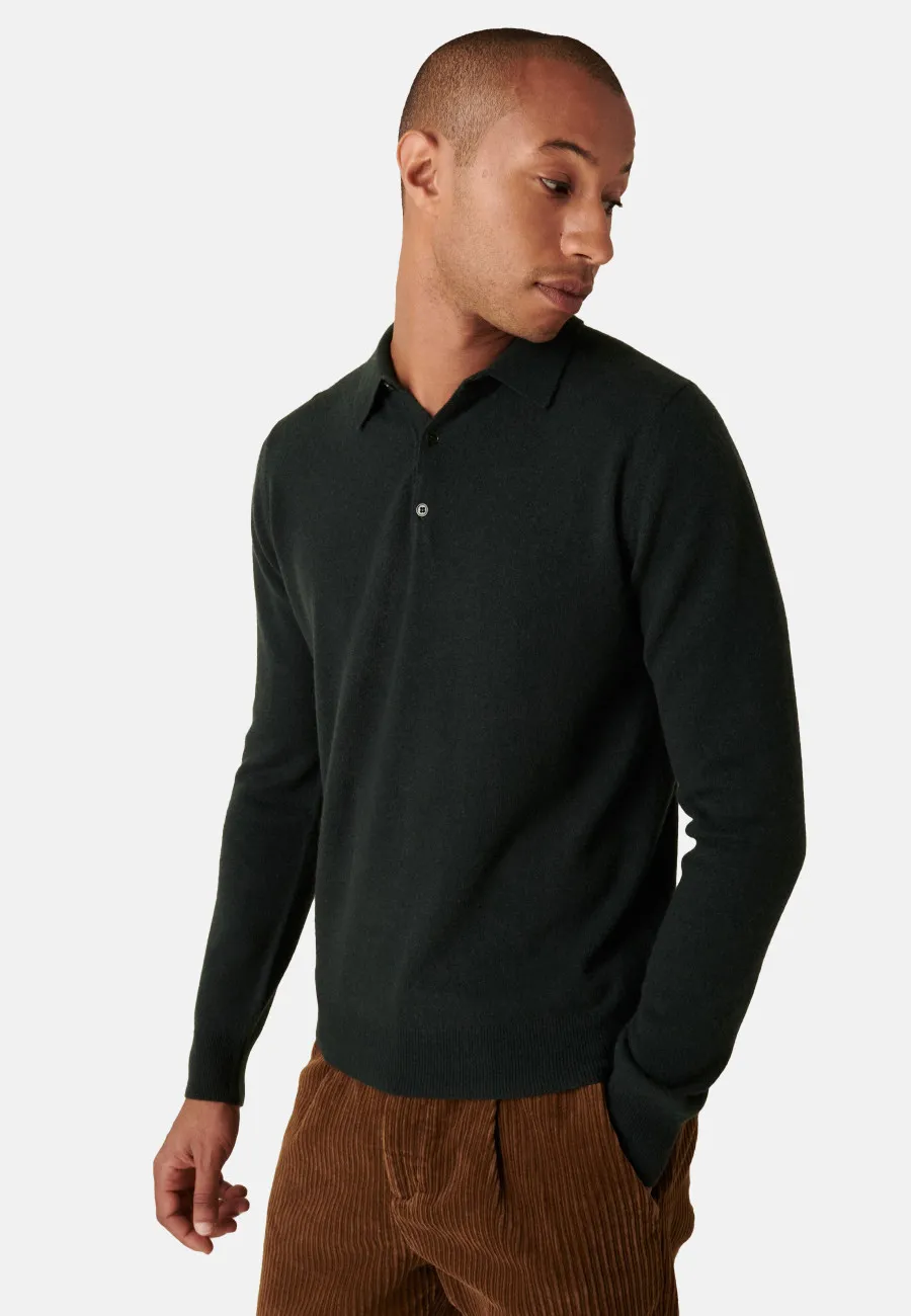 Pull col polo en cachemire - Emerson