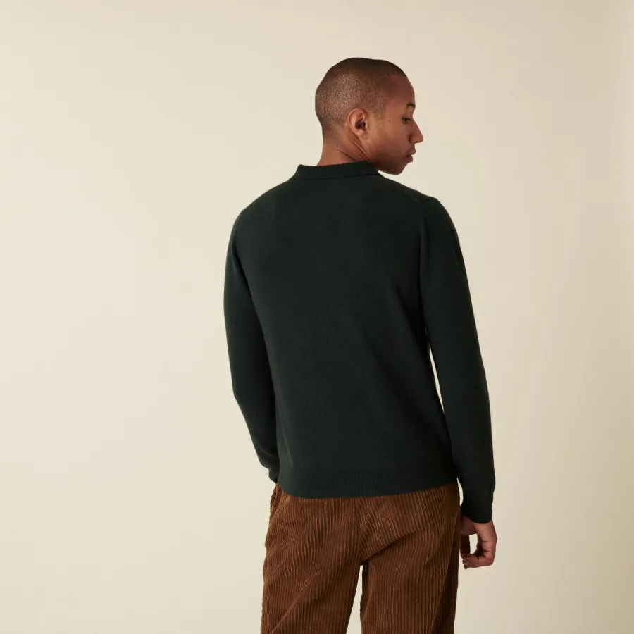 Pull col polo en cachemire - Emerson