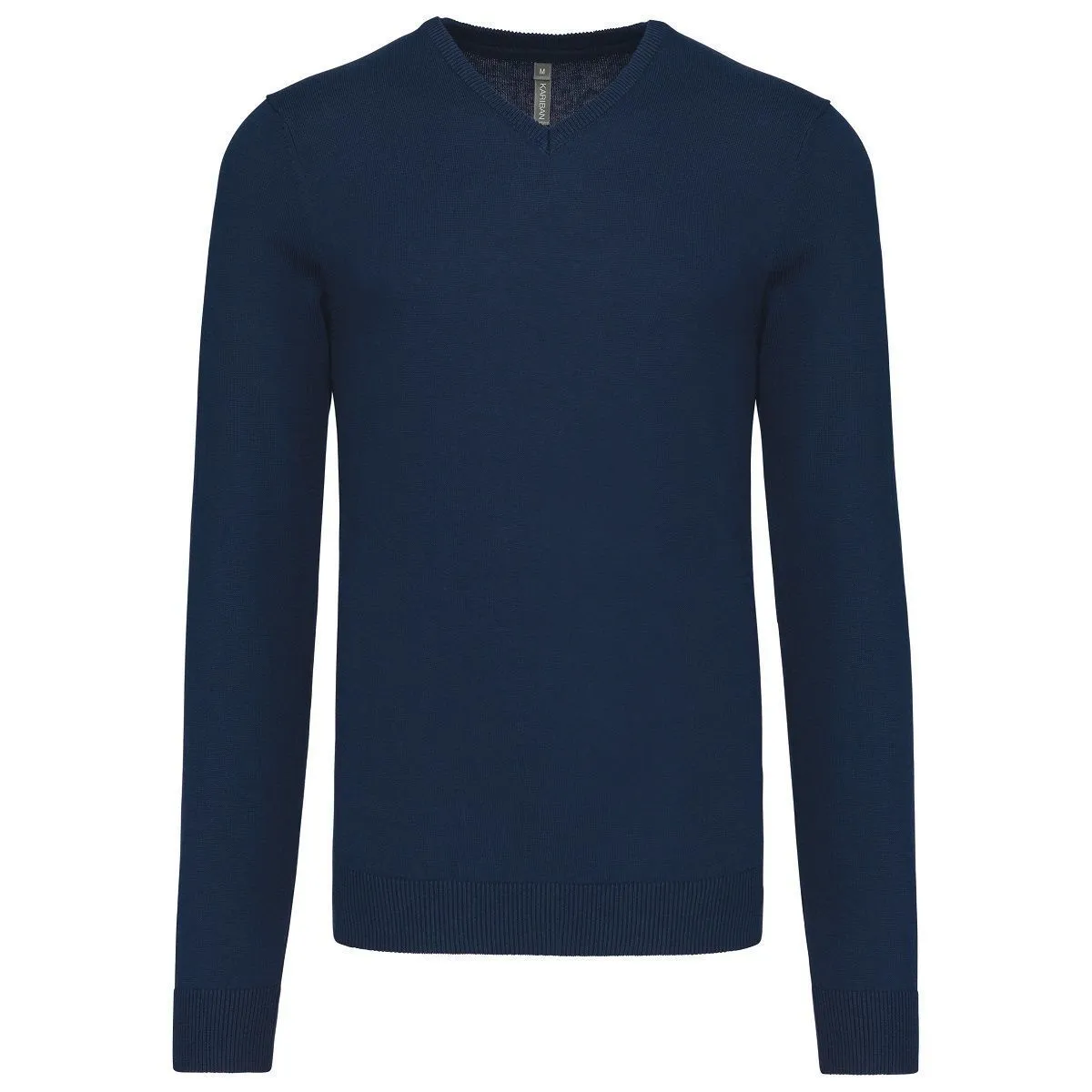 Pull col V homme - K965 - bleu marine 