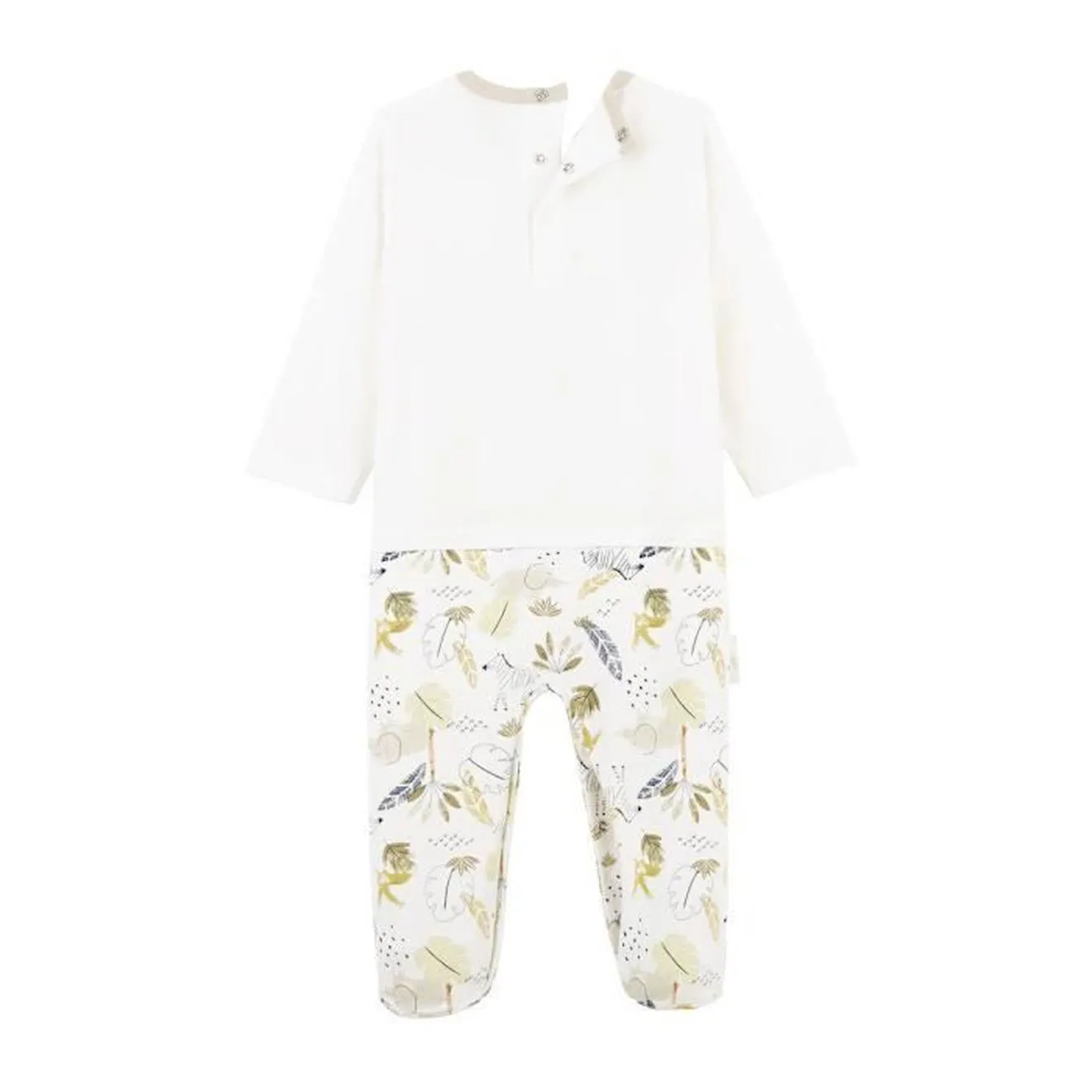 Pyjama bébé Zagora blanc - Petit Beguin